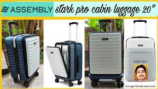 assembly stark pro cabin luggage 20" unboxing & review| assembly trolley