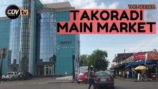 Takoradi Main Market Drive - Experiencing Takoradi Local Market: Enjoy the ride with the Seeker.