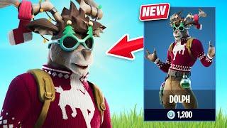 New Dolph Skin Gameplay - Winter Wonderland Set! (Fortnite Battle Royale)