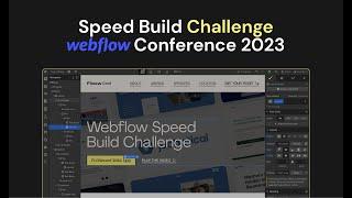 Webflow Speed Build Challenge at Webflow Conference in Serbia, 2023