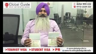 Another Visa success story of Global Guide !! Call for Visa info. 8284999444