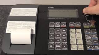 CASIO SE-G1 SEG1 How to set the VAT Tax rate and when to use it tutorial