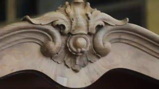 Реставрация шкафа из ореха.