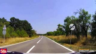 Driving in Romania. DN 58A:  Soceni - Lugoj. (Timelapse 3x)