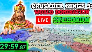 Crusader Kings 3 WORLD CONQUEST SPEEDRUN - The Spiffing Brit Live Perfectly Balanced