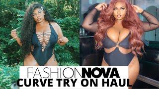 Fashion Nova Curve | Black One Piece Try On Haul