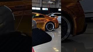 Dubai is the only place where you can see a GT-R fully engraved in 24K gold #shorts