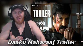 Daaku Maharaaj Theatrical Trailer | NBK, Pragya, Bobby Deol | Thaman S • Reaction By Foreigner