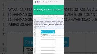 Excel's TEXTSPLIT Function is a GAME CHANGER | TextSplit Formula in Excel