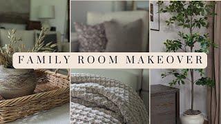 Family Room Makeover \ Budget Decorating \ Thrift & DIY Room Makeover \ Linsy Home