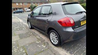 Toyota Auris 2007 rear beam replacement, M.O.T and clean up.