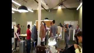 Quest The Artist @ NBC Fashion Star Season 1 Ep 1, Fittings (behind the scenes)