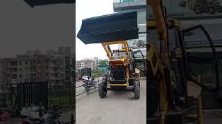 Bull Backhoe loader Ch76 kirloskar engine walk around