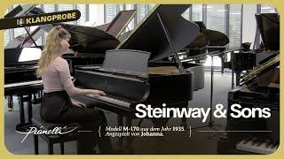 Matte Eleganz - Steinway & Sons M-170 Flügel von 1935 in der  #Pianelli Klangprobe mit Johanna