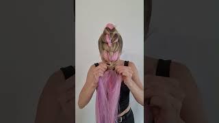 MAXI BRAIDED PONYTAIL FESTIVAL 2025 🩷 #braids #hairstyle #hair #braidstyles #braid #hairtutorial