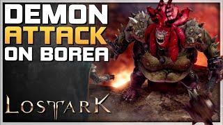 LOST ARK - Massive Demon Attack on Borea Wall - Main Story - PC MMORPG Gameplay Walkthrough