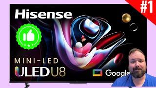 Hisense U8 Mini-LED 4K TV Review! Forget OLED! SAVE BIG! (BEST DEAL 2024)