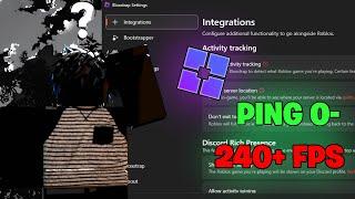 HOW TO GET "hight fps" AND "low ping" IN ROBLOX ? 2025! (bloxstrap)