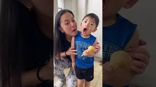 Mom pranks eats cute baby ️