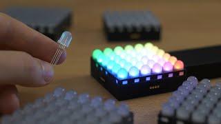 Making oddly satisfying LED magnet tiles