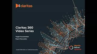 Claritas 360 | Target Concentration - Report Generation