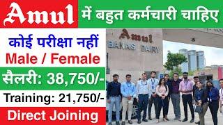 AMUL मैं निकली भर्ती || Amul job vacancy 2025 || Private company job vacancy 2024