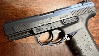 SW99 45: Colabartion between Walther and S&W. Old school beast!!