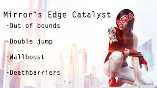 Mirror's Edge Catalyst glitches - Out of bounds, wallboost, deathbarriers and skillroll airjump