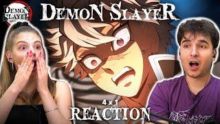 Demon Slayer 4x1 REACTION! "To Defeat Muzan Kibutsuji"