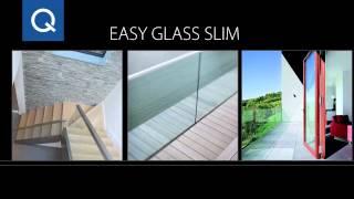 Ограждения балконов EASY GLASS (Q-Railing)