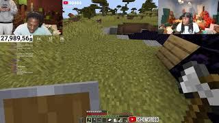 BEATING MINECRAFT HARDCORE PART 4️ ft. Kai Cenat