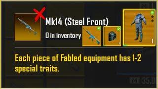 NO MK14  ONLY LEGENDARY STEEL FRONT LOADOUT | МЕТRО ROYALE CHAPTER 19