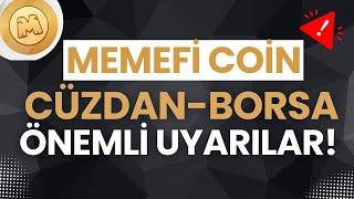 MEMEFİ COİN AİRDROP ÖNCESİ ÇOK ÖNEMLİ UYARILAR!