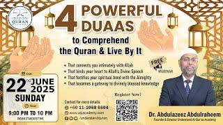 5 Doors to Implementing Qur’an | Door 2 - Four Duas