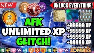 BROKEN AFK UNLIMITED EVERYTHING GLITCH BO6! (LEVEL 1000 GLITCH / AFK XP GLITCH) BO6 ZOMBIES GLITCH