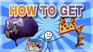 HOW TO GET THE PURPLE PARTY FRO AND THE PIZZA MOHAWK ( Roblox | Pizza Part Event )