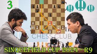 3 BRILLIANT!! Gukesh vs Wesley So || Sinquefield Cup 2024 - R9