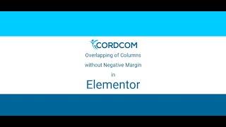 Overlapping of Columns in Elementor - Elementor tutorial