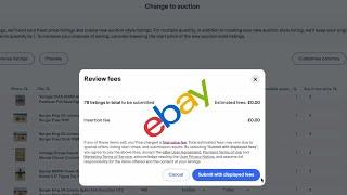 How to Bulk Edit From Buy It Now To Auction On Ebay In A Few Steps