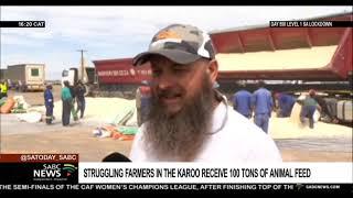 Small drought-hit farming community of Willowmore in the Karoo receive an early Christmas present