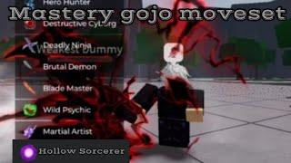 Mastery gojo moveset