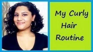 My Curly Hair Routine | How To Scrunch Your Hair