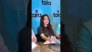 #DianaZubiri contract signing with Tara