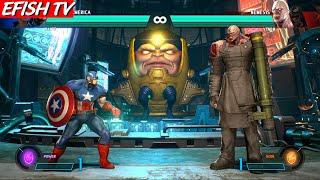 Captain America & Dante vs Nemesis & Venom (Hardest AI) - Marvel vs Capcom: Infinite