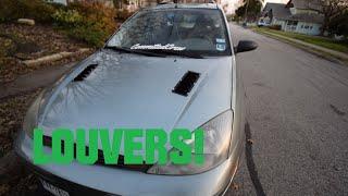 Installing Hood Louvers on a Ford Focus Wagon