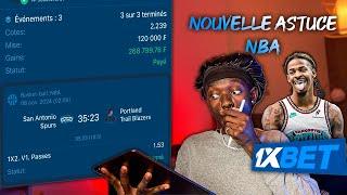 Nouvelle FAILLE BASKETBALL ( NBA ) 1XBET : Gagnez des millions avec l'astuce passe !!