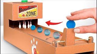 How to Make Interactive Bowling Game From Cardboard!