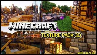 TEXTURE PACK 3D KEREN DI MCPE 1.19.51 ADA VERSI 64x, 128x DAN 256x