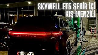 SKYWELL ET5 ELEKTRİKLİ ARABA KIŞ MENZİLİ ! SOĞUK HAVA ŞARTLARINDA MENZİL NE VERİYOR DOĞRU MU ?