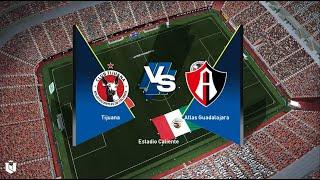 Tijuana vs Atlas ● Clausura Liga Mx 2025 ● Gameplay Pes 2021